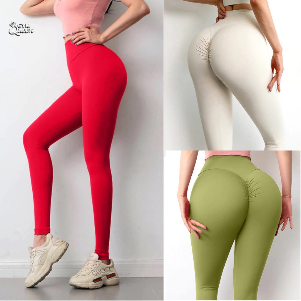 Quần dài tập Yoga, Gym 717 , Quần chun đào lưng V legging vải poly mịn thun lạnh lulu cao cấp