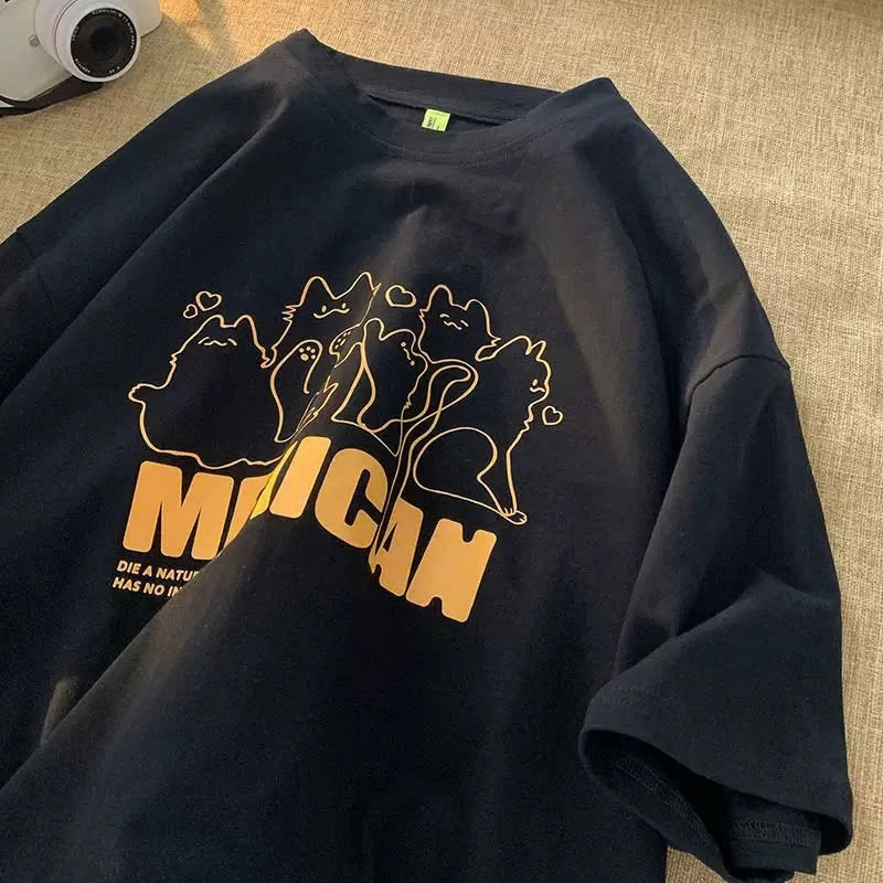 Áo thun phông nữ 3158 form rộng chất liệu cotton in hình MEXICAN
