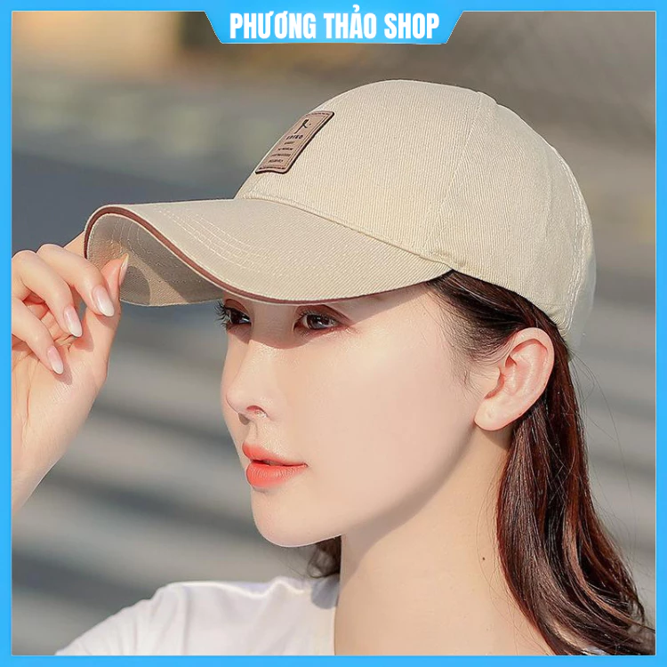 Mũ lưỡi trai logo thêu nổi EDIKO, nón kết nam nữ form unisex phong cách ulzzzang Hàn Quốc