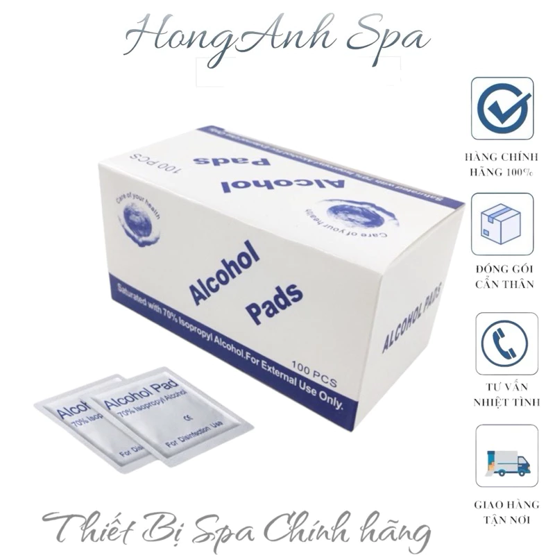 Bông tẩm cồn sát trùng Dùng 1 lần AN  Toàn Alcohol Pad