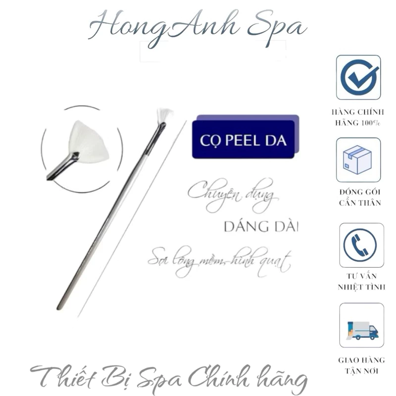 Combo 3 Cái Cọ Peel da Chuyên dụng - Cán Dài , Ngắn cao cấp