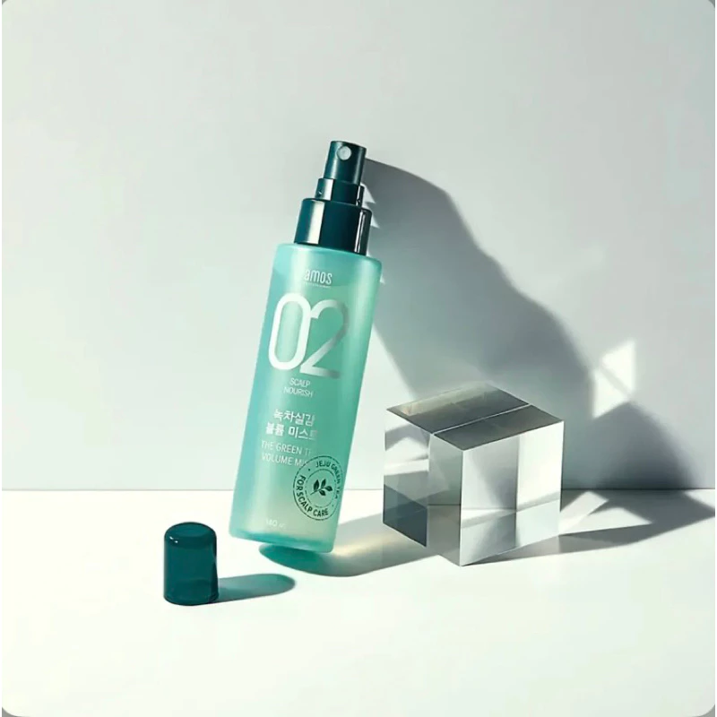 [Hàn Quốc ]Xịt Tạo Phồng Chăm Sóc Tóc Chống Rụng trà xanh AMOS VOLUME MIST