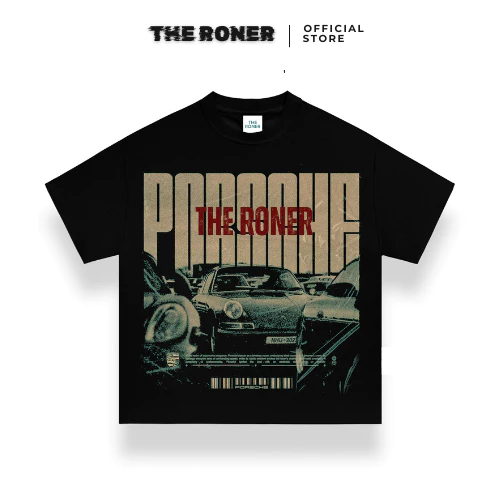 Áo thun BOXY "Porsche Classic" THE RONER 100% Cotton Local Brand Unisex