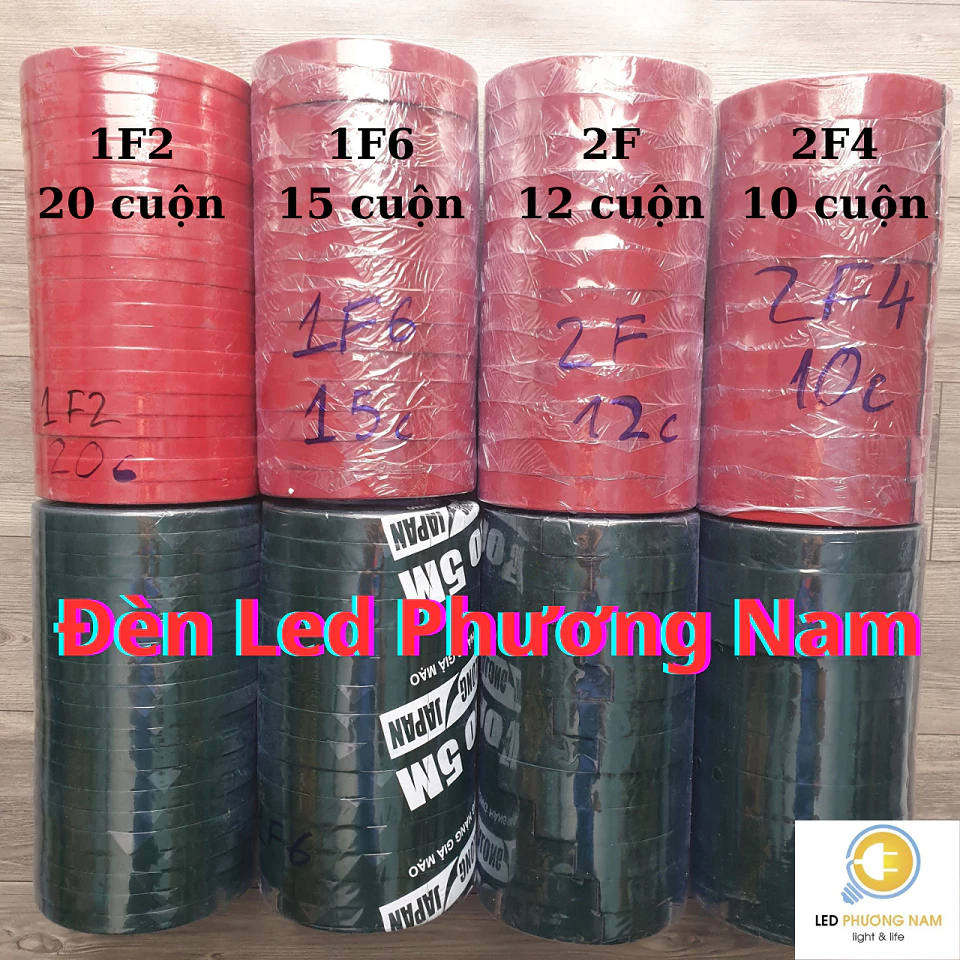 Băng Keo 2 Mặt Xốp màu Xanh hoặc Đỏ - Dài 5m5