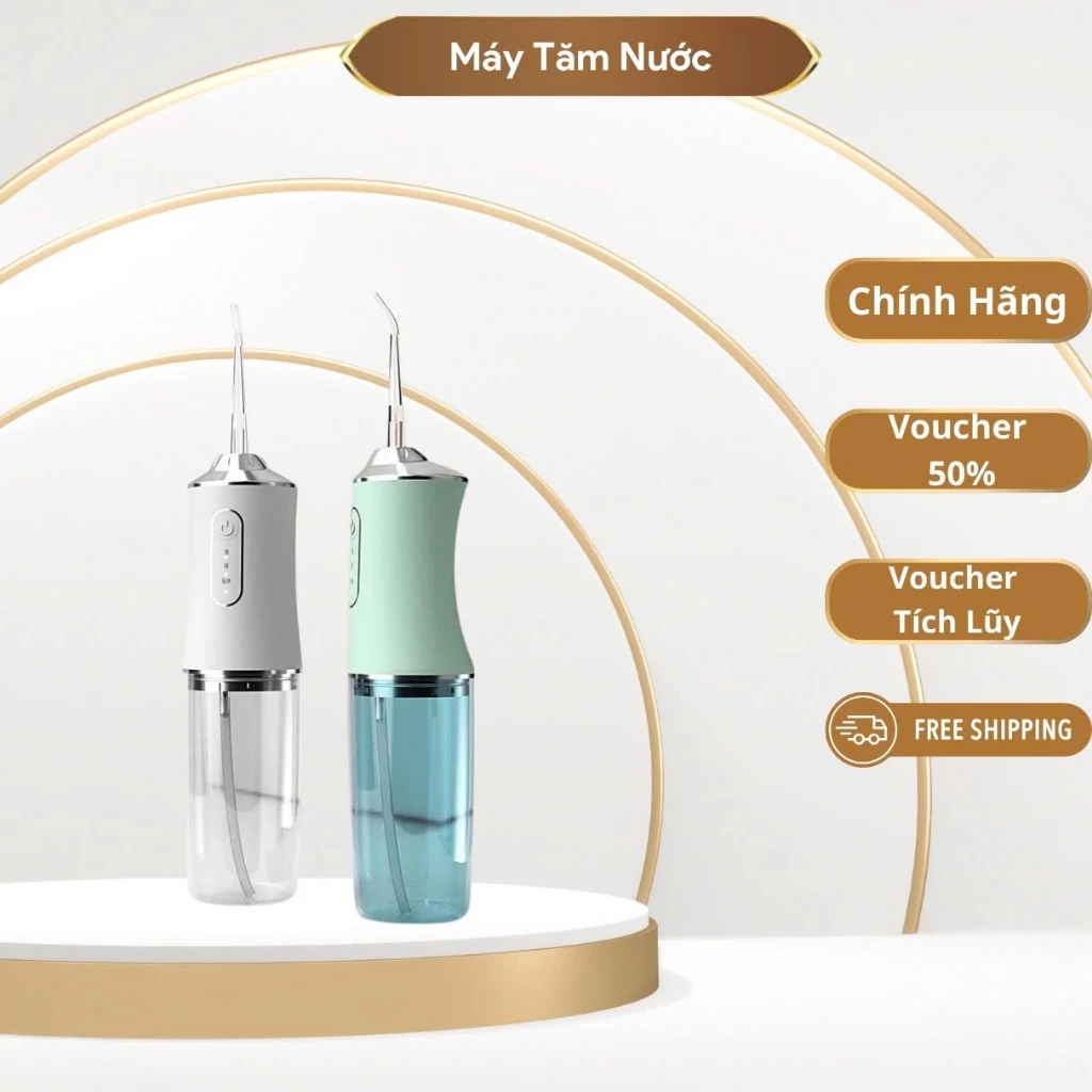 Máy Tăm Nước Cầm Tay Oral Irrigator - Tăm Nước Vệ Sinh Răng Miệng Hàng Chính Hãng New New