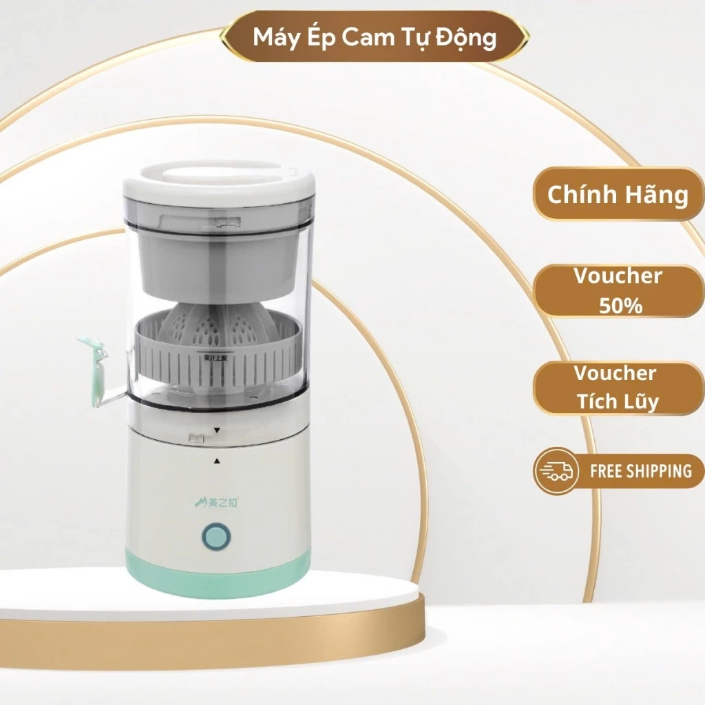 Máy Ép Cam Tự Động, Máy Vắt Cam Đa Năng - Máy Ép Hoa Quả Tự Động Sử Dụng Sạc USB Tiện Lợi Chất Lượng Cao E2 New New
