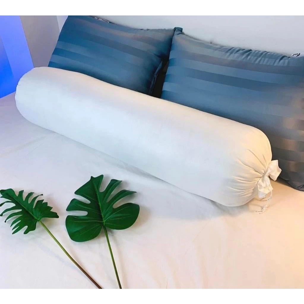 Ruột gối ôm bông hạt cao cấp trắng tinh khiết , kích thước 35x10cm êm ái, không xẹp hamybedding
