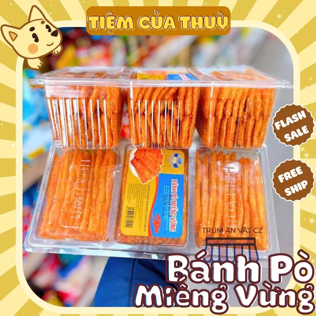 Bánh Pò Miếng Vừng, Pò Miếng Xiên Cay Ba Ngăn[HÀNG HOT ĐỒ ĂN VẶT🔥]