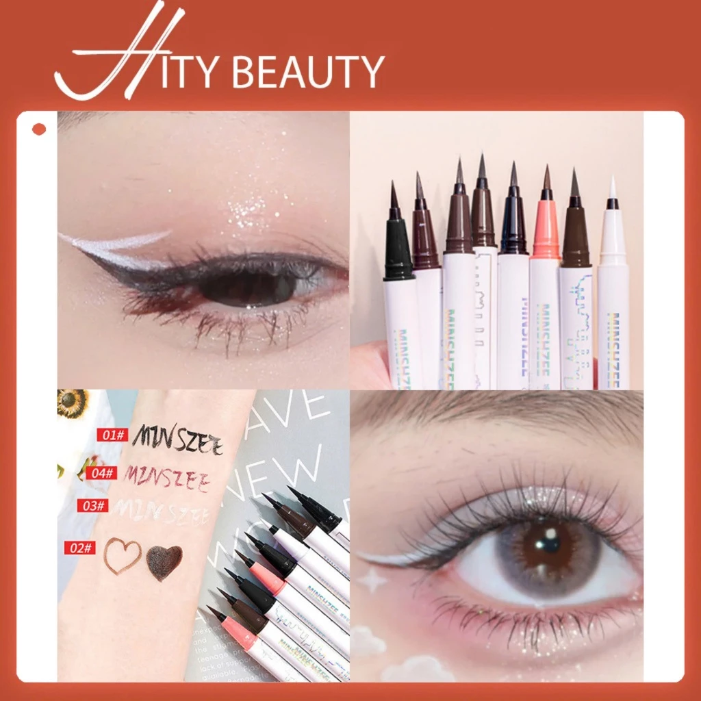 Bút kẻ mắt dạng lỏng MINSHZEE eyeliner bền màu chống thấm nước lâu trôi - Hity Beauty
