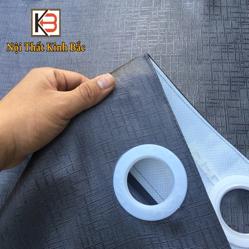 Rèm Cửa KB01-9 Rèm cửa, rèm vải che nắng mềm mại in hoa văn chìm sang trọng