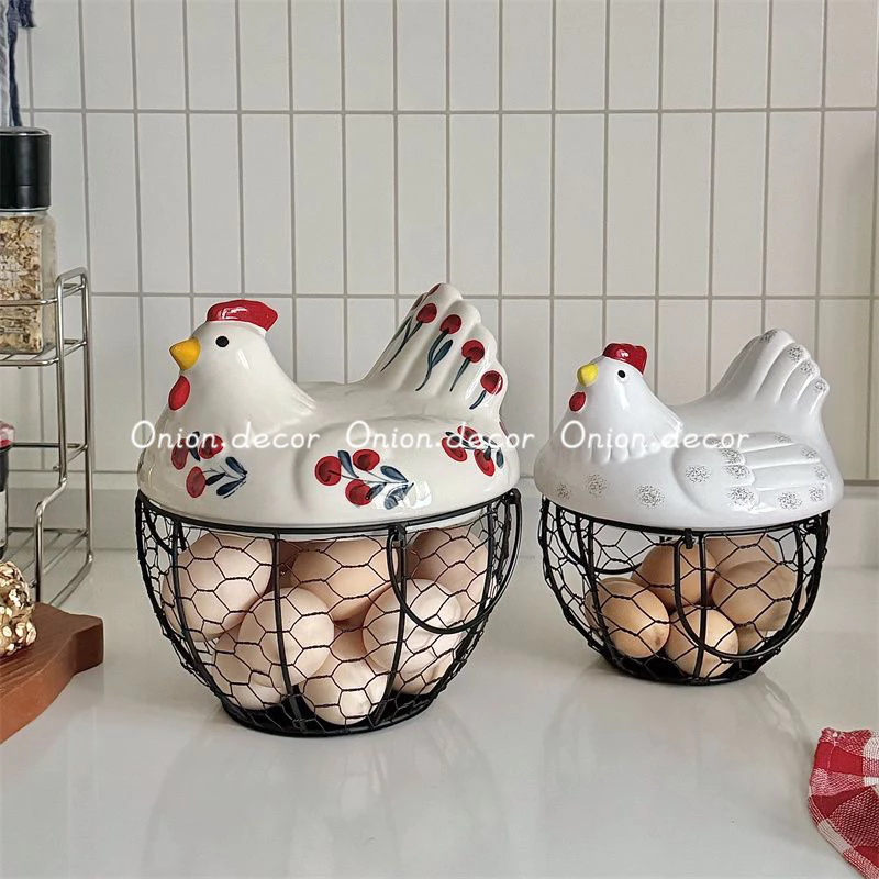 Rổ đựng trứng hình gà đáng yêu