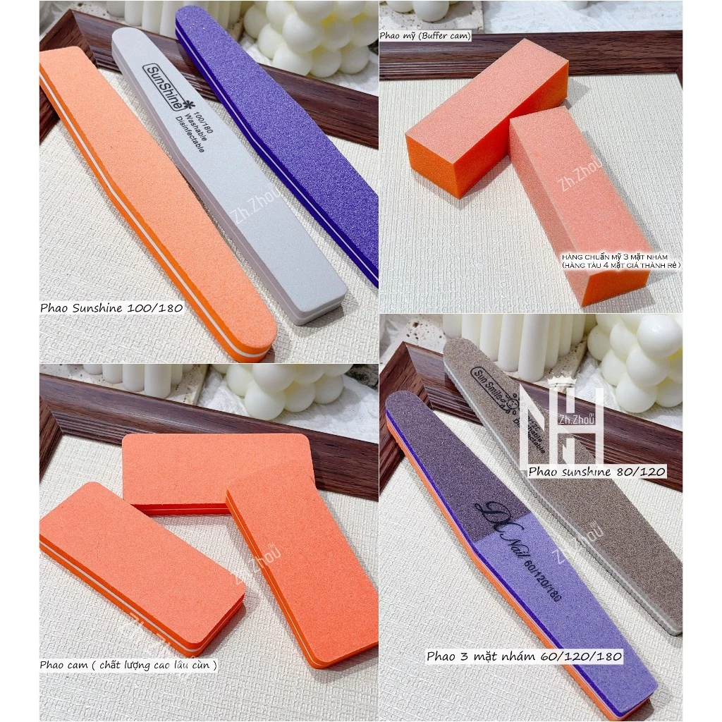 Phao móng, phao mịn móng tay, phụ kiện nail , buffer cam mỹ , phao mỹ, phao cam