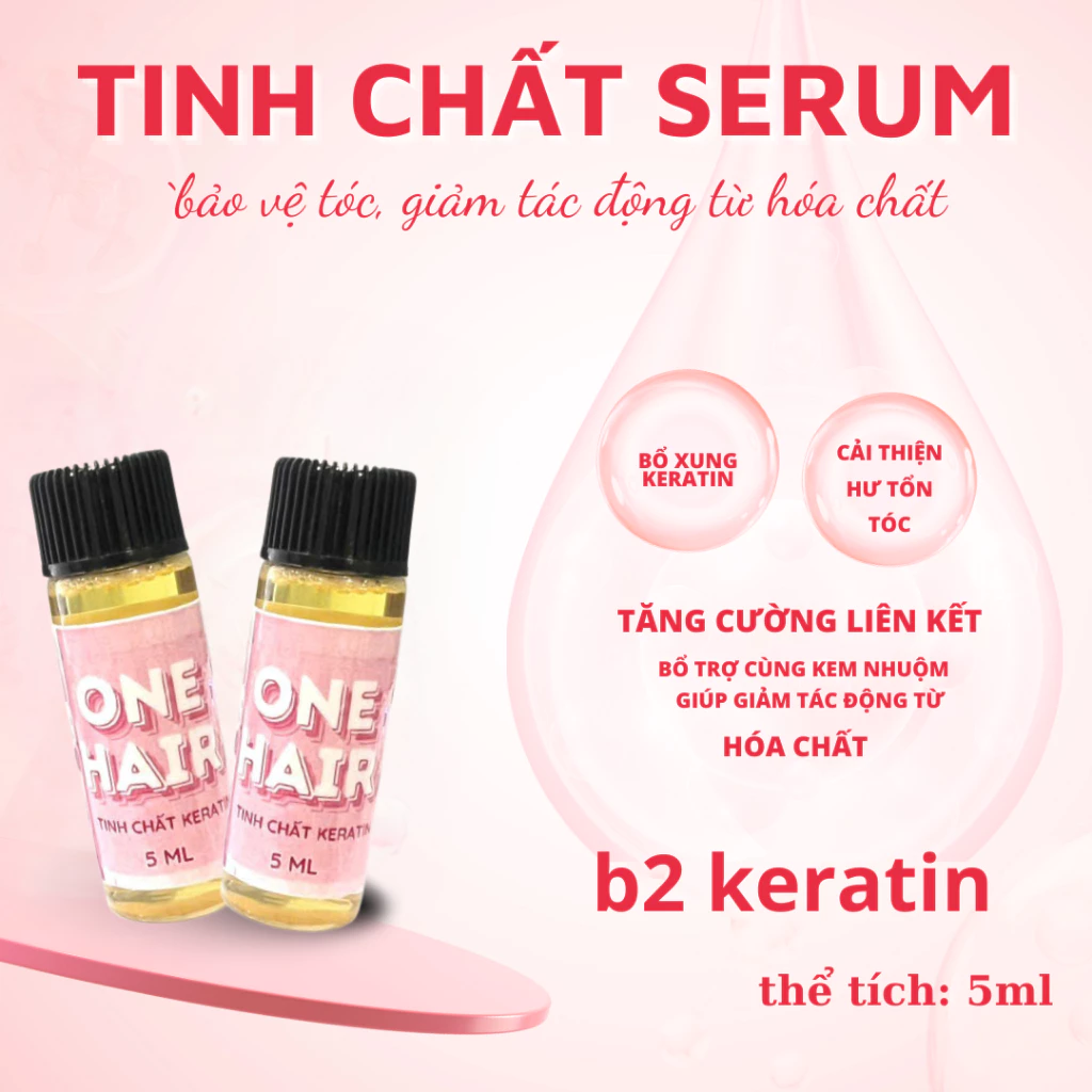 Tinh Chất Keratin Dưỡng Tóc, Serum Dưỡng Tóc - ONE HAIR