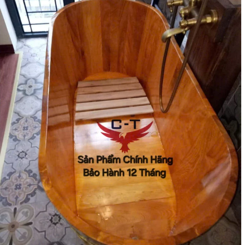 Bồn tắm gỗ pơ mu⚡KHÔNG MỐC ĐEN⚡ Bồn tắm gỗ cao cấp⚡bền bỉ phù hợp với mọi gia đình-khách sạn và spa