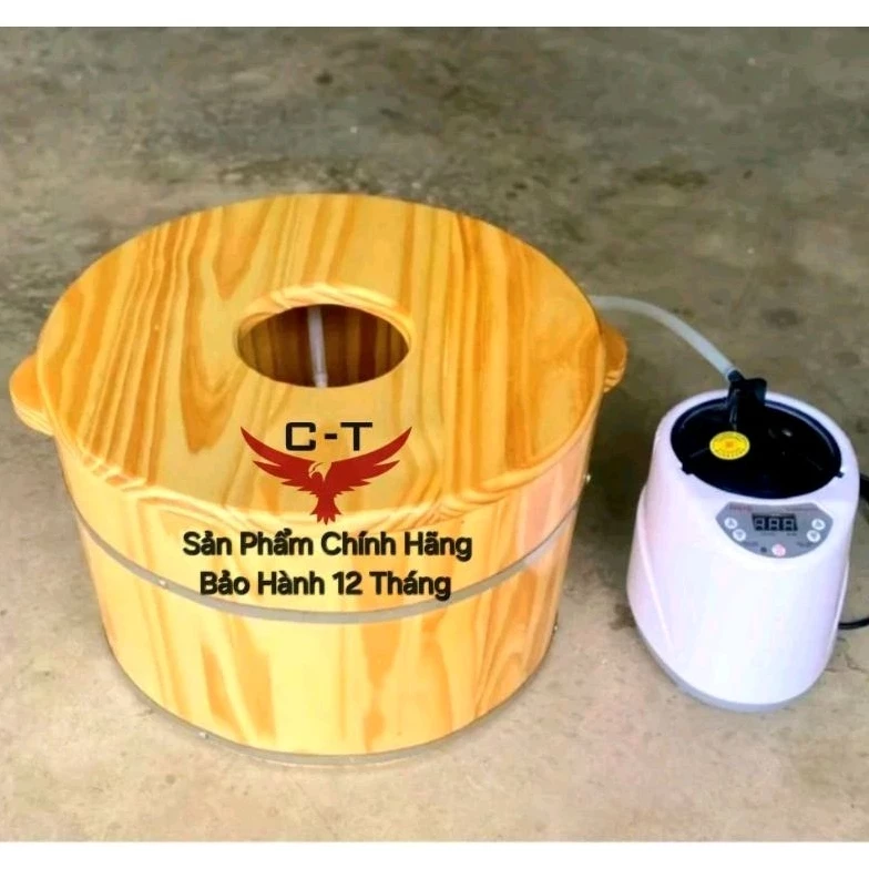 Chậu Gỗ 2in1 Cao Cấp Ngâm Chân, Xông Phụ Khoa Đa Năng | Chất Gỗ Tốt – Giữ Nhiệt Lâu –Hỗ Trợ Thư Giãn & Làm Sạch Tự nhiên