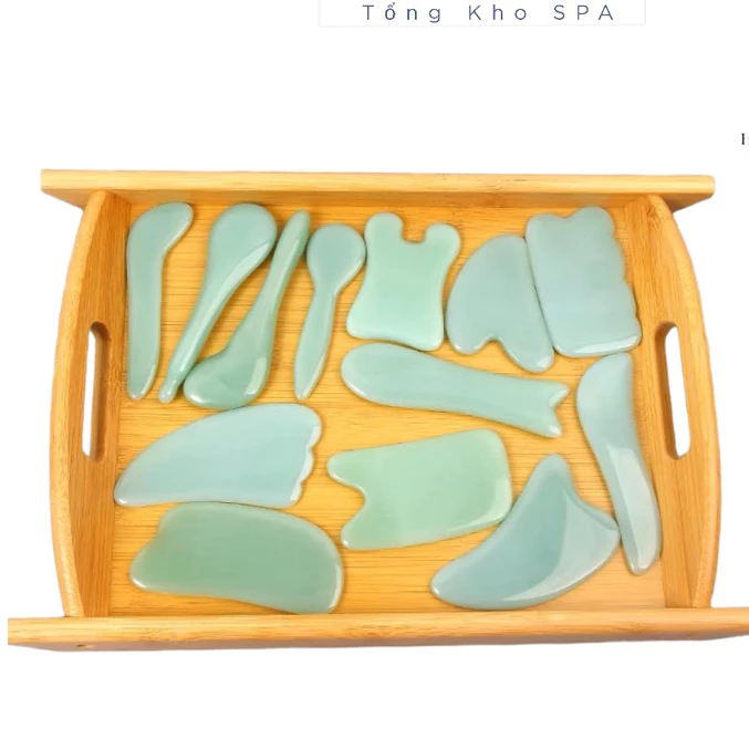 Ngọc cạo gió spa gội đầu dưỡng sinh đông y ,massage cổ vai gáy mặt dùng trong spa thẫm mỹ
