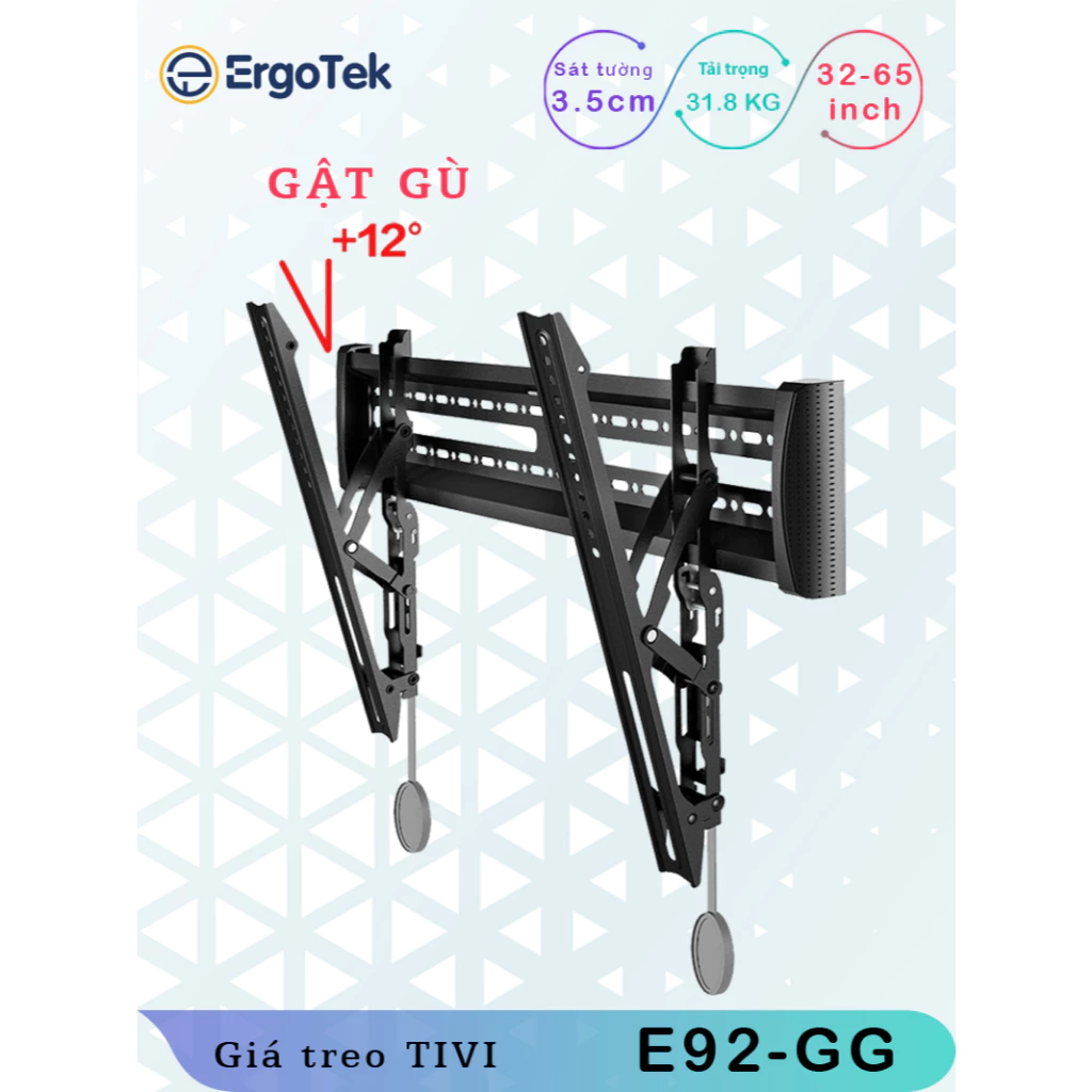 [Hoả Tốc] E93 - Khung treo tivi [THÉP DÀY]- khung treo tivi sát tường - Chốt khoá dây - Cao cấp hơn C2F