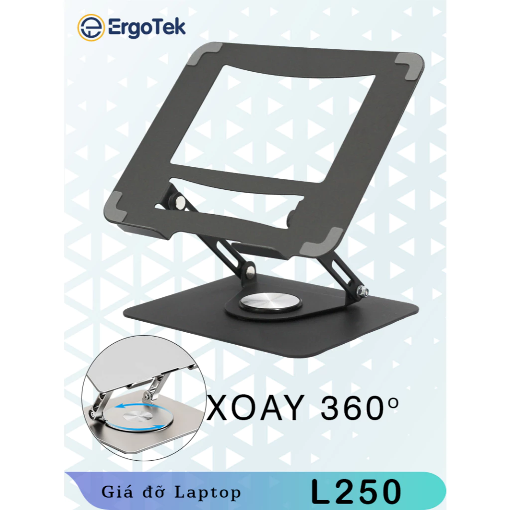 L234 – Giá đỡ nâng hạ Laptop – Laptop Stand – Laptop Macbo.ok Ip.ad ….Hợp kim nhôm – Tản nhiệt – Tuỳ chỉnh độ cao
