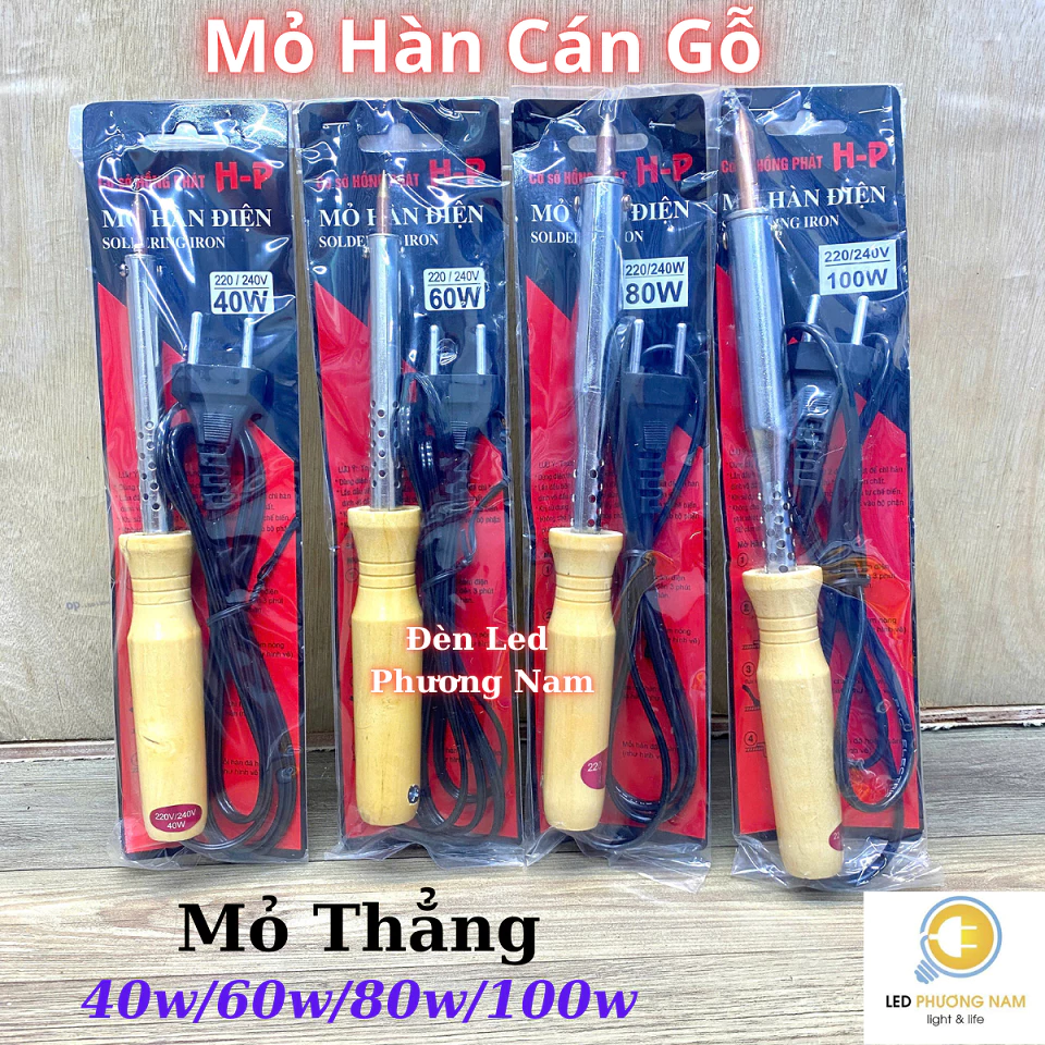 Mỏ hàn các loại (Cán Xanh - Cán Đen - Cán Gỗ)