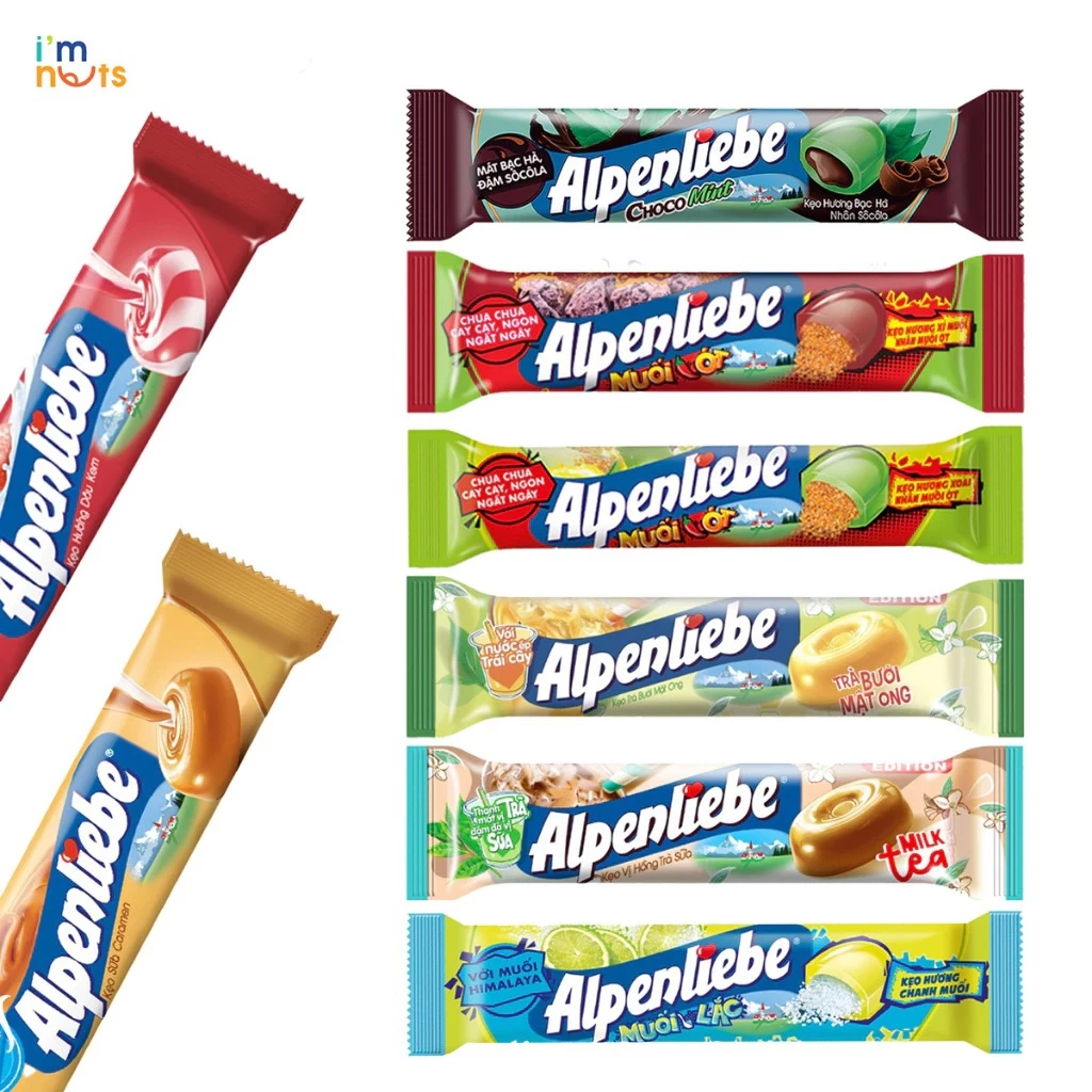 Combo 5 Thỏi Kẹo Alpenliebe Đủ Vị
