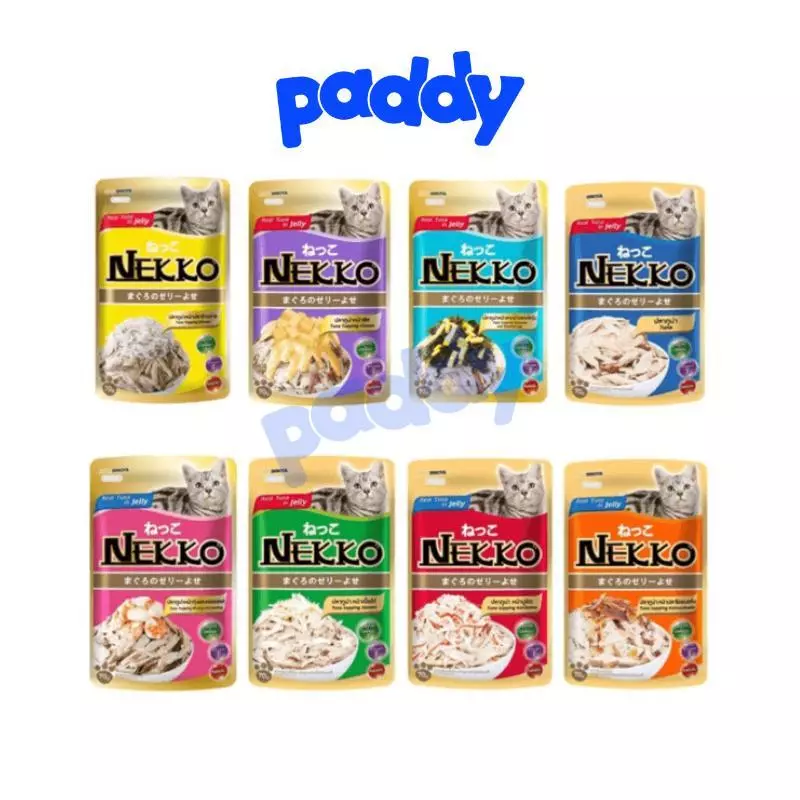 Pate Cho Mèo Mọi Lứa Tuổi Nekko Thạch Jelly 70g