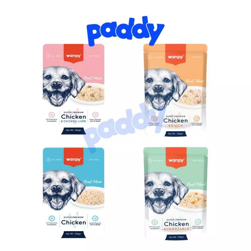 Pate Cho Chó Wanpy Premium Vị Gà 100G