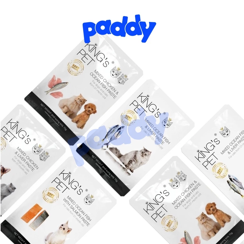 Pate Cho Chó Mèo Kings Pet Đủ Vị Gói 70g