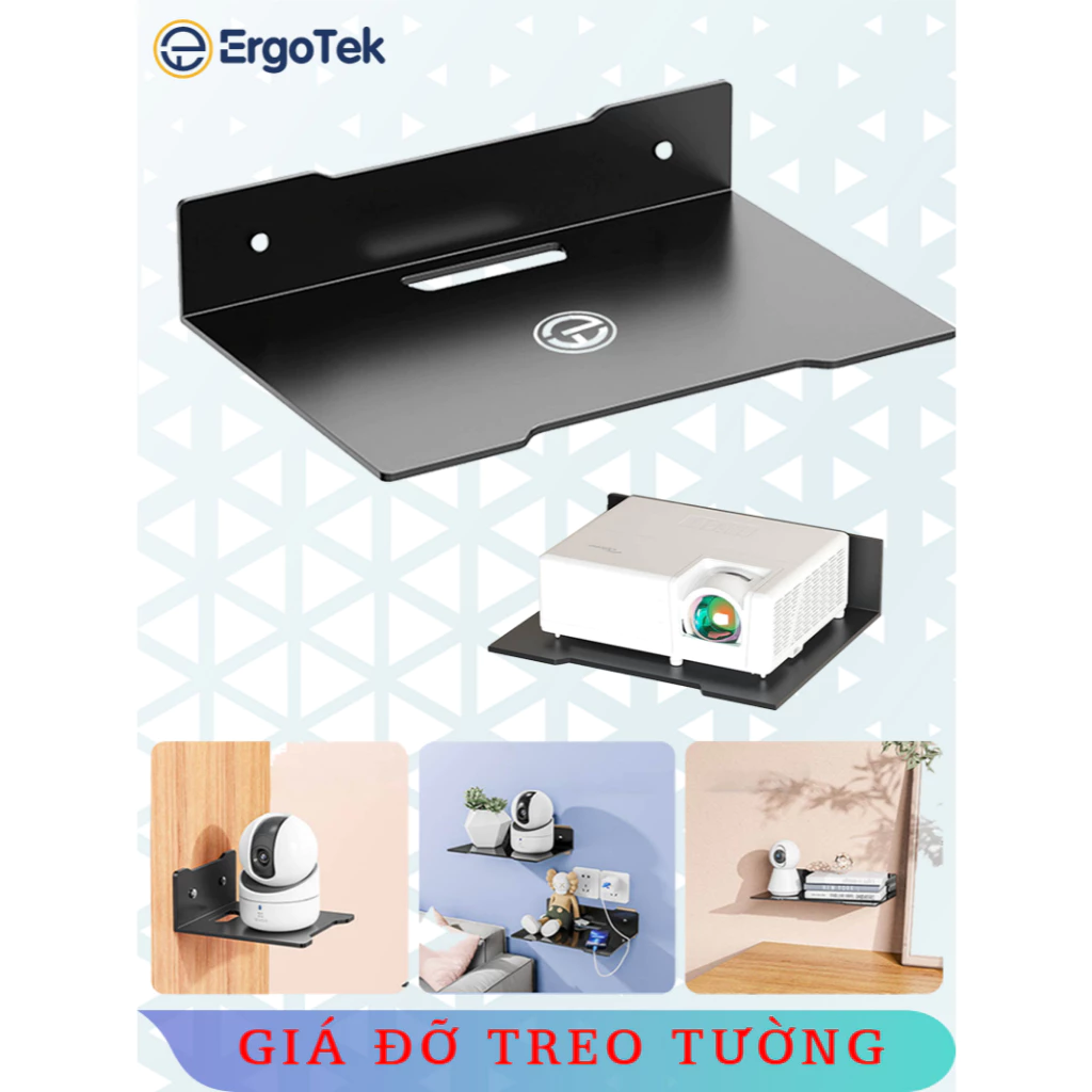 Giá đỡ treo Polycom - Kệ để đồ - Giá đỡ wifi - Giá đỡ camera - Giá đỡ máy chiếu -  kệ treo tường - Ergotek Ep23