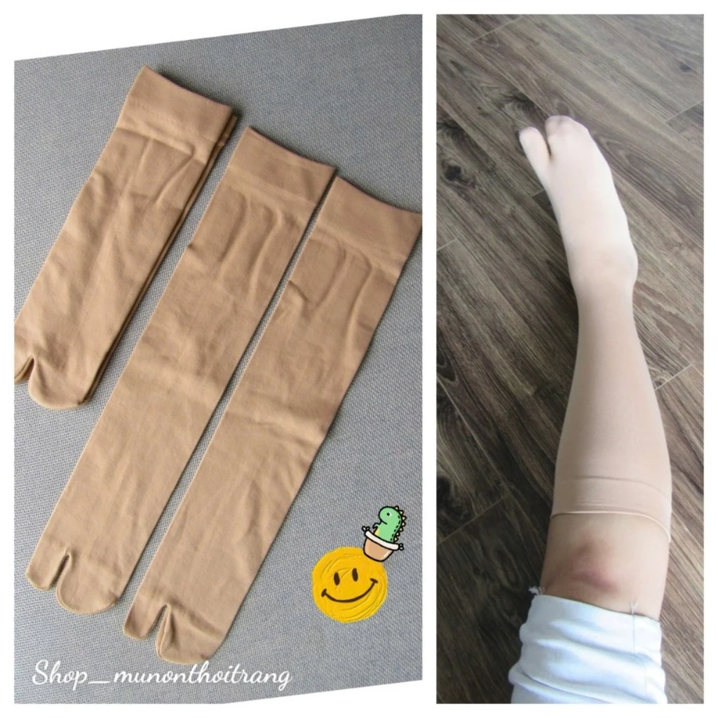 Tất nữ, Vớ nữ xỏ ngón chống nắng màu da có giãn tốt