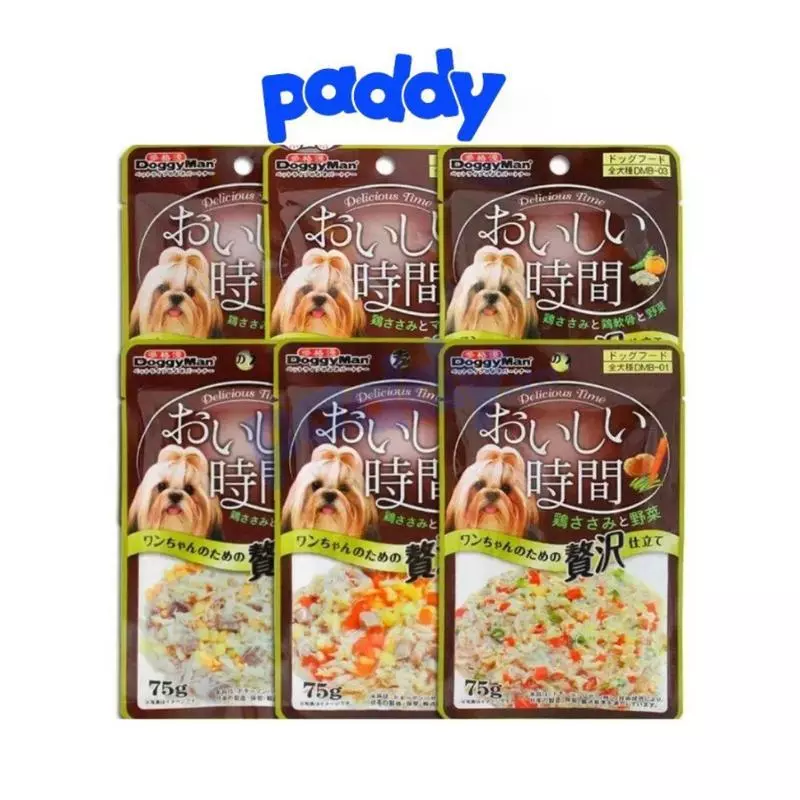 Pate Cho Chó DoggyMan Thịt Gà & Rau Củ Tươi 70g