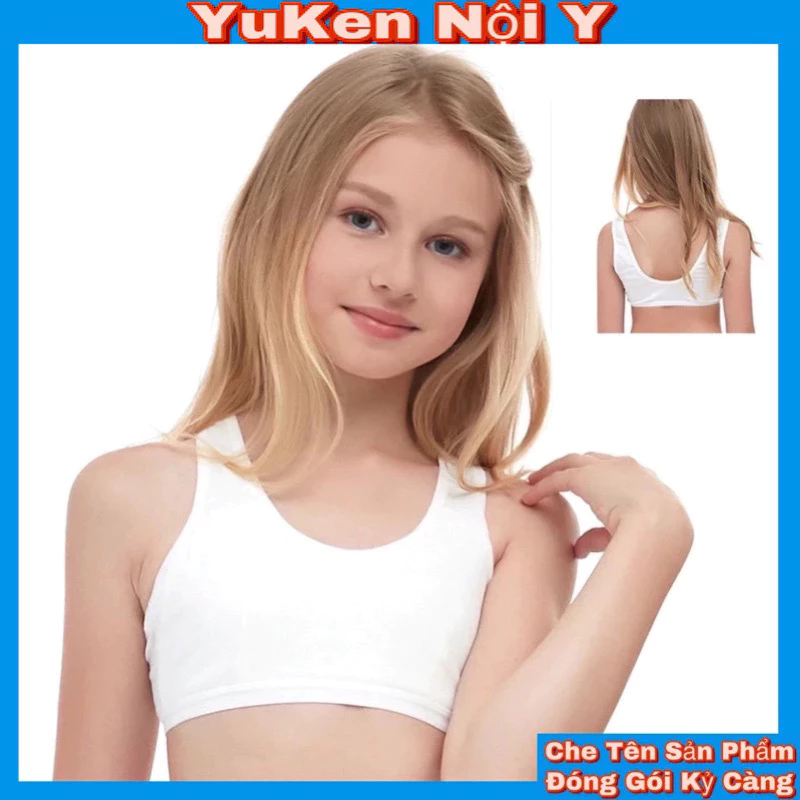 Áo Lót Lá Dạng Chui Cho Bé Gái-Chất Liệu Cotton Lạnh-Áo Ba Lỗ Dây Vai To