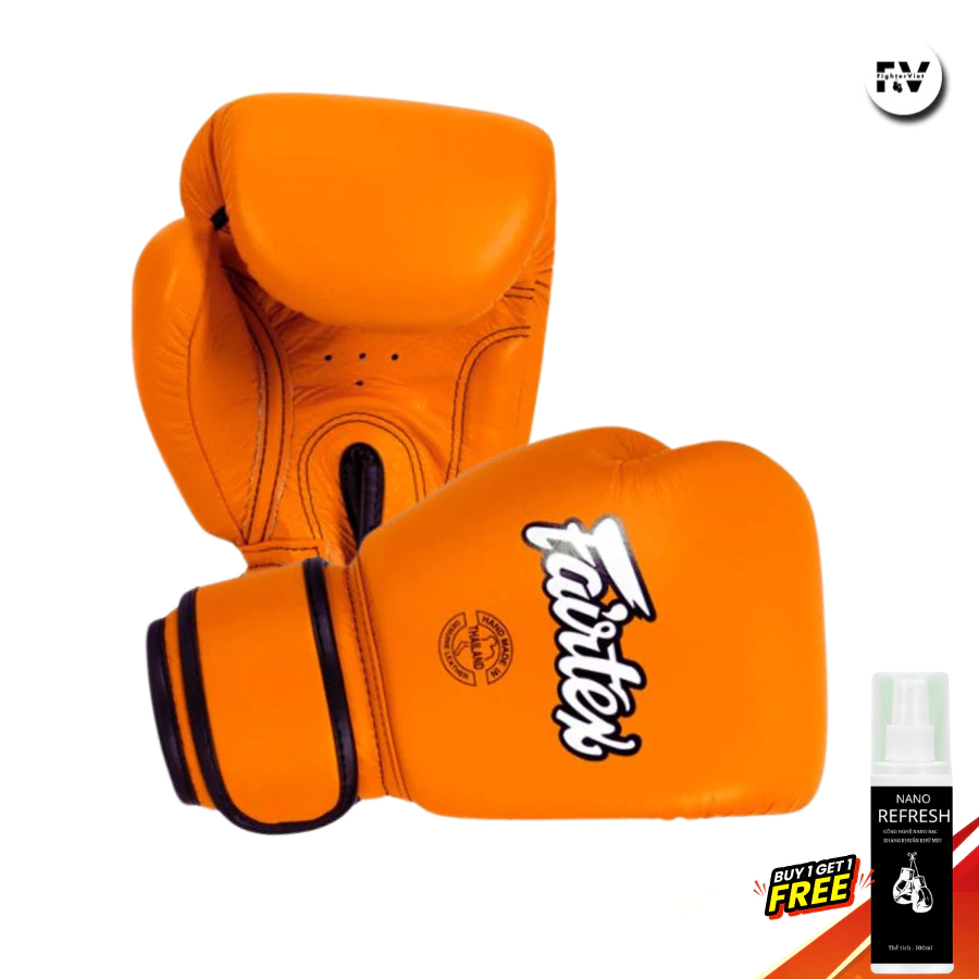 Găng Tay Fairtex Bgv16 Orange Boxing Gloves - màu Cam