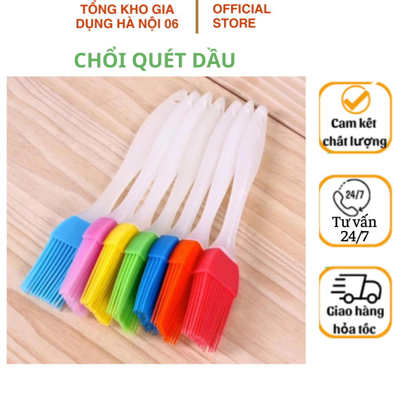 Chổi quét dầu và gia vị Silicon dùng cho nồi chiên, nướng- TONGKHOGIADUNGHANOI06