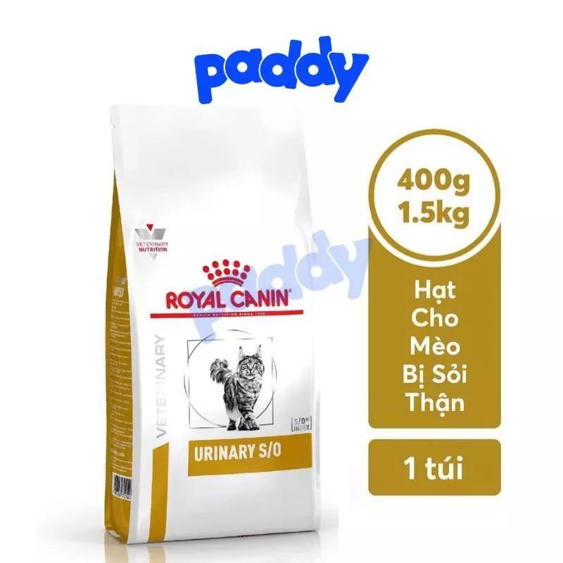 Thức Ăn Hạt Cho Mèo Royal Canin Urinary S/O Cho Mèo Sỏi Thận