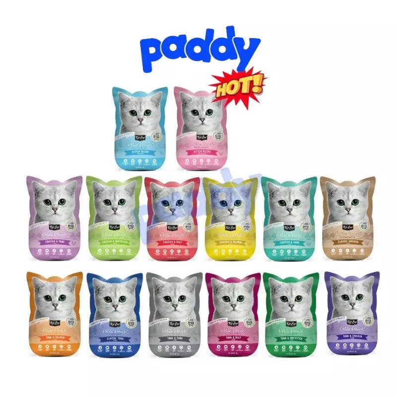 Pate Mèo Kit Cat Petite Pouch Gói 70G - Thức ăn ướt