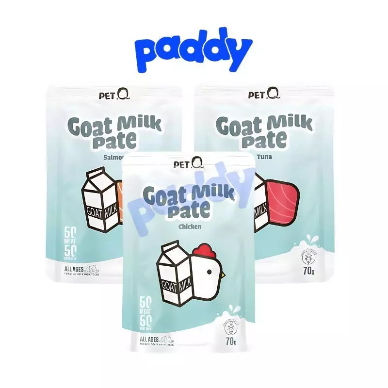 Pate Cho Mèo Sữa Dê PetQ Goat Milk 70g