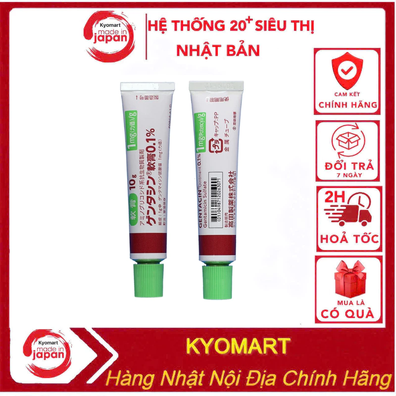 Kem giảm sẹo Gentacin Nhật Bản 10g