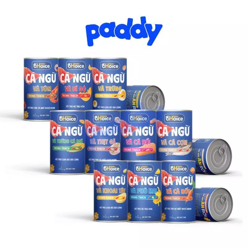 Pate Mèo Happy Choice Cá Ngừ Thạch (Lon 400g)