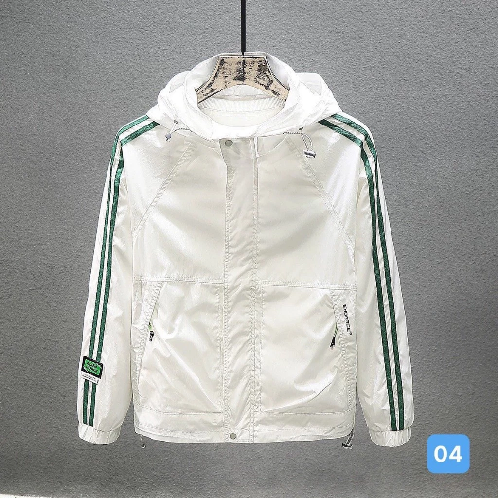 Áo khoác gió nam nữ OBOKFashion, áo khoác dù form rộng cổ đứng 2 lớp nam nữ cao cấp AKD04