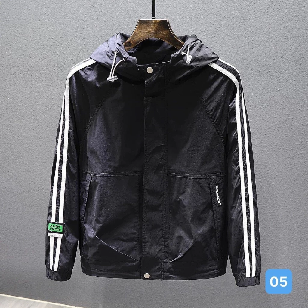 Áo khoác gió nam nữ OBOKFashion, áo khoác gió form rộng cổ đứng 2 lớp nam nữ cao cấp AKD077