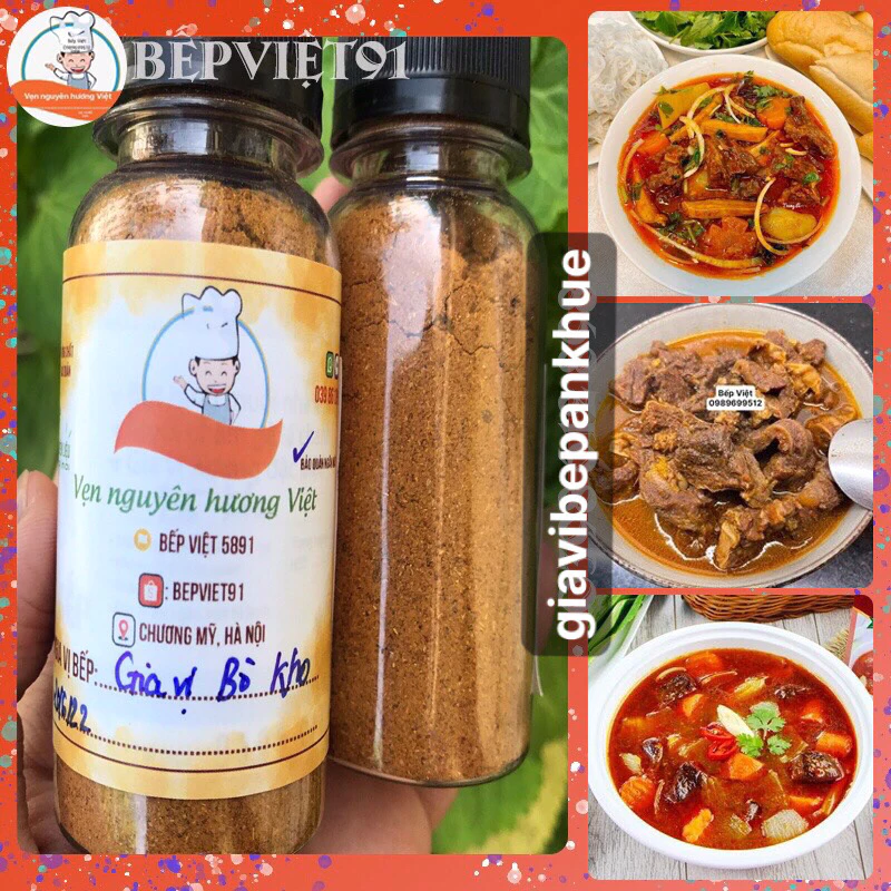Gia vị bò kho/sốt vang đặc biệt 30gr