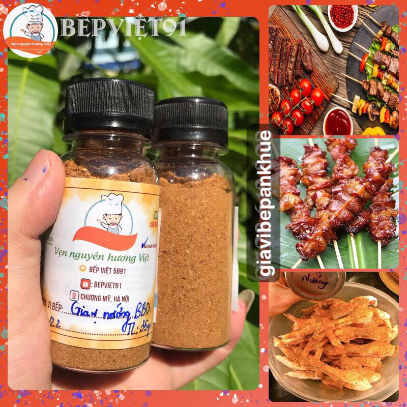 Gia Vị Ướp Nướng BBQ gói 200gr