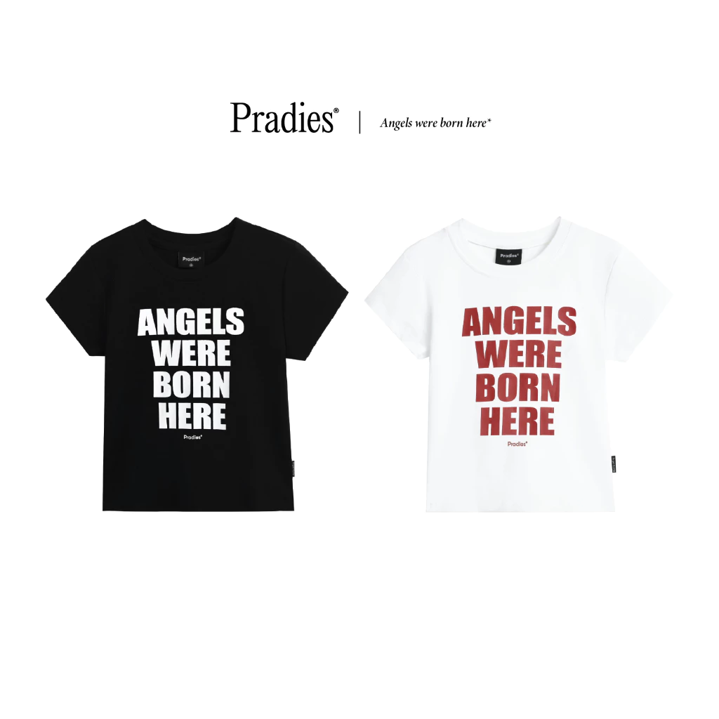 Áo Thun Nữ Baby Tee PRADIES Slogan AWBH
