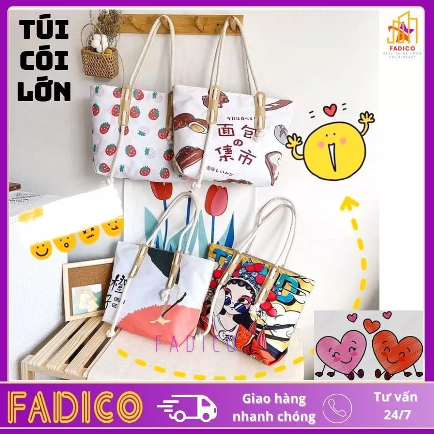 Túi Cói quay mang,Túi xách nữ Phòng cách Hàn Quốc Tiện Lợi Sang Chảnh,phù hợp du lịch, đi chơi biển hoặc đi làm-FADICO