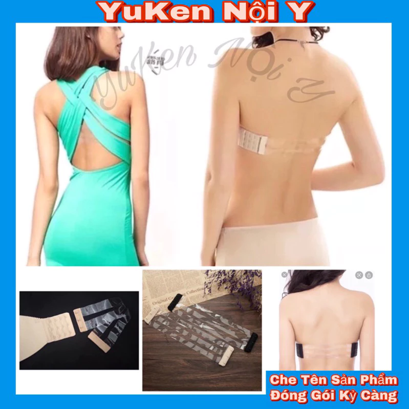 Dây Lưng Áo Lót Trong[Nhựa Dẻo Cao Cấp] Hỗ Trợ Mang Đầm Hở Lưng Khoét Sau