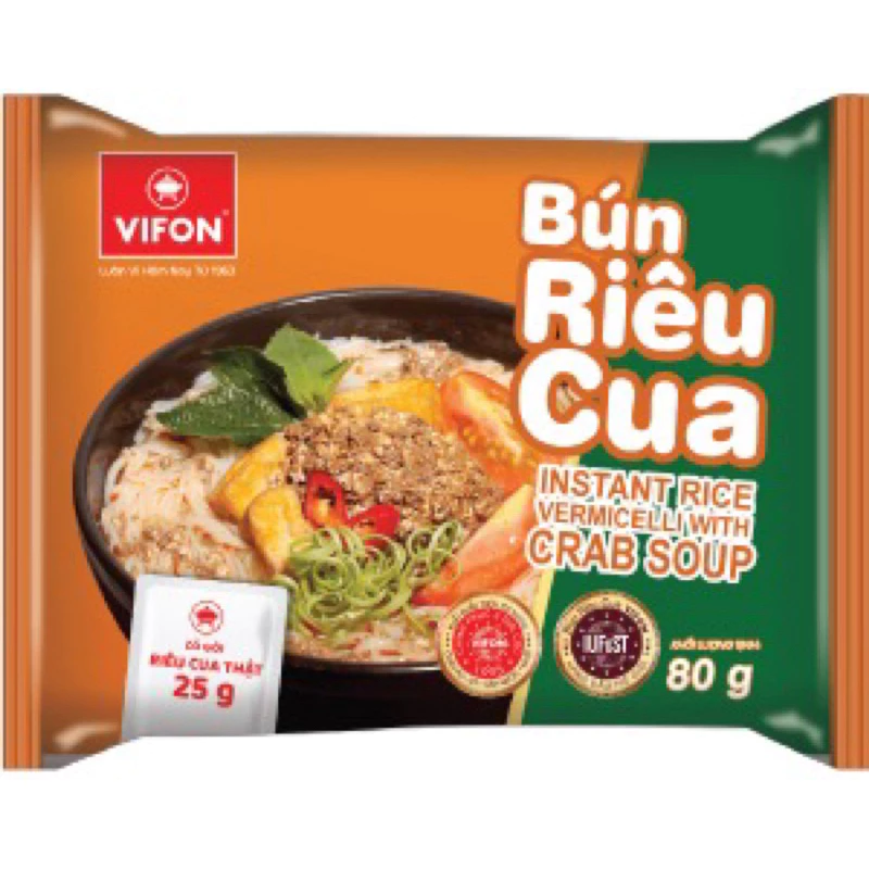 Bún Riêu Cua Vifon 1 gói x 80g - VF19