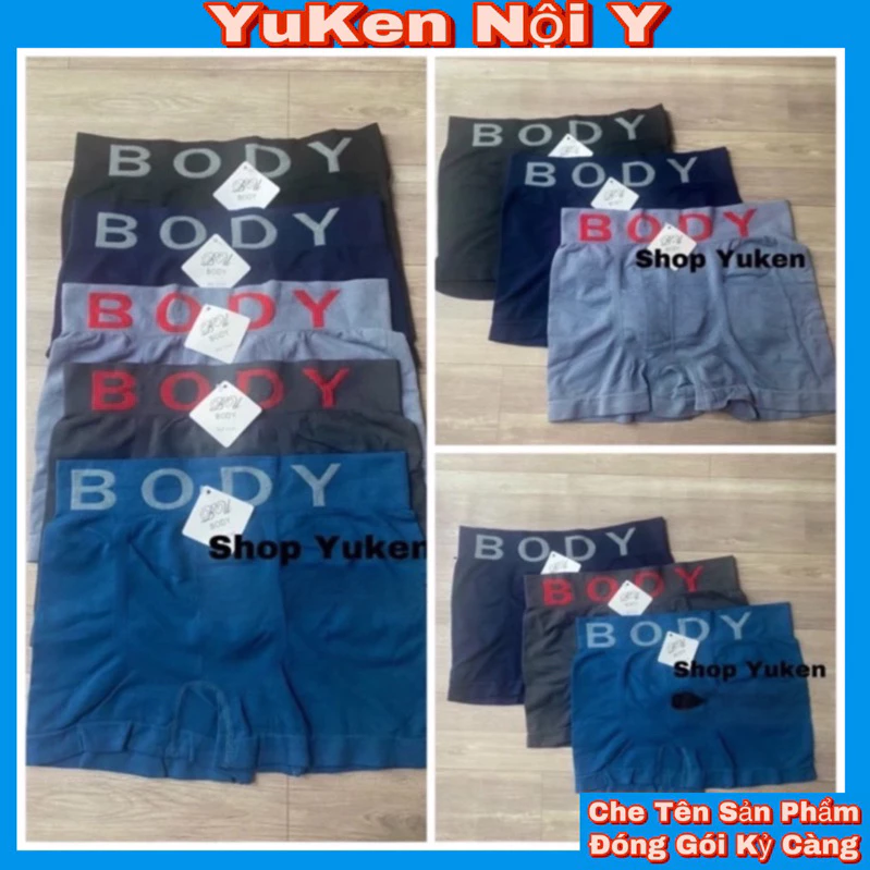 Quần Lót Nam Dạng Đùi Ôm BoDy Kháng Khuẩn-Xì Đùi Dệt Kim Dày,Mịn,Mát ab1