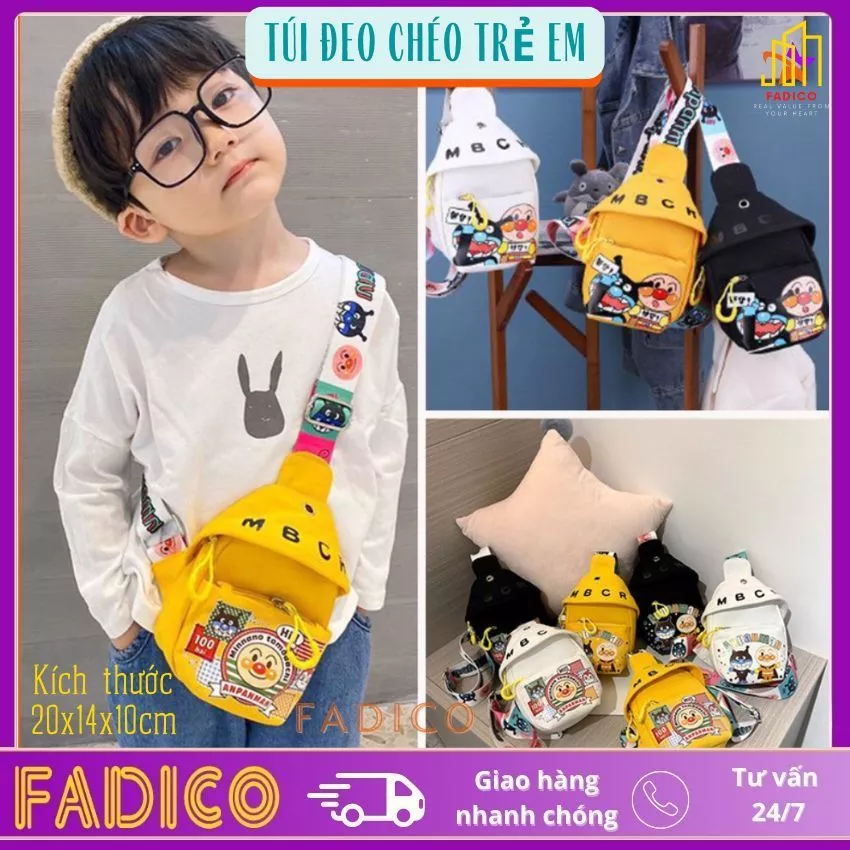 Túi đeo chéo trẻ em,Túi Đeo Chéo Mini Cho Bé Trai Và Bé Gái Phong Cách Hàn Quốc-Fadico