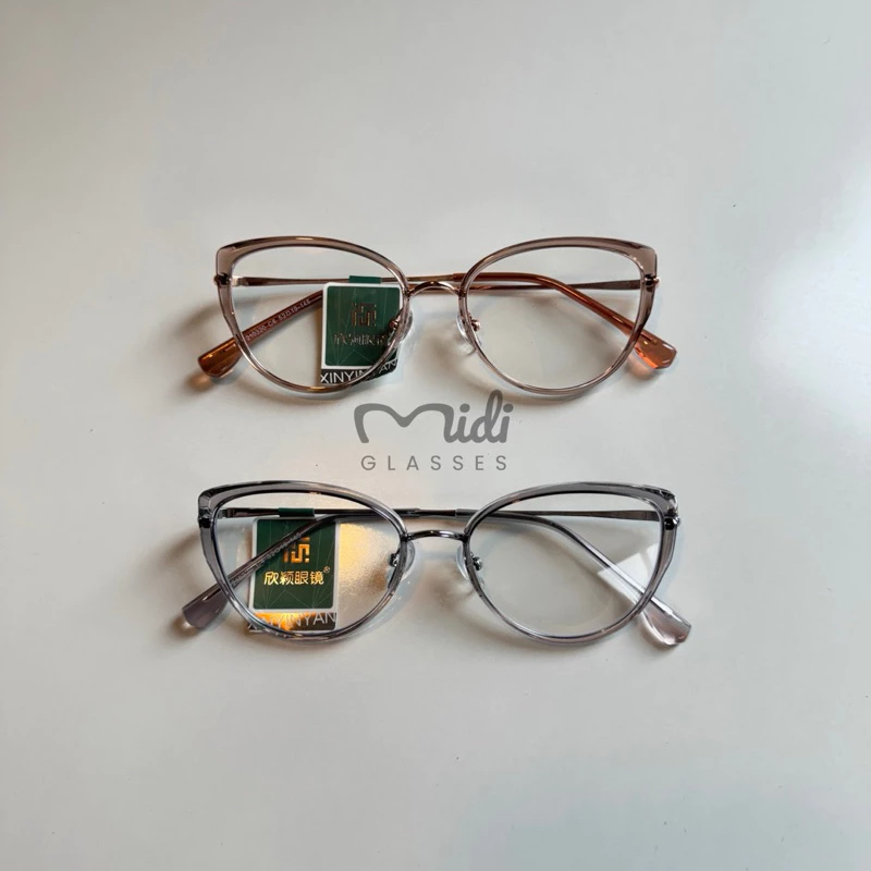 Kính mắt mèo kim loại càng kim loại bọc nhựa - June Glasses - 210320