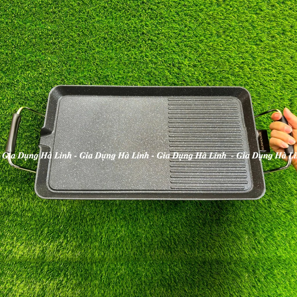 Bếp nướng điện Sunhouse SHD4600, Công suất 1600W, Mặt bếp Chống dính Whitford (USA), Bảo hành 12 tháng